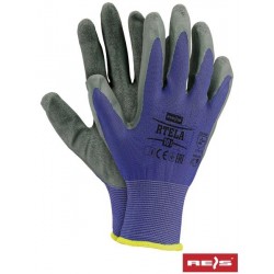 RTELA work gloves blue grey...