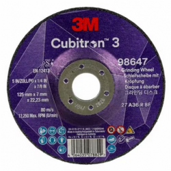 3M Cubitron 3 grinding...