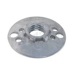 Round nut with flange...